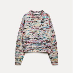 ZARA Contrasting Wool Sweater